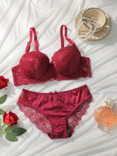 Underwire Lace Bra & Panty Set | Full Support & Elegant Design - Viomisha